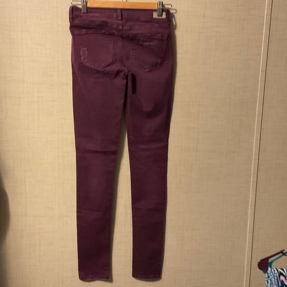 Saks Fifth Avenue Women's Plum Skinny Jeans - Picture 2 of 5